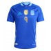 Maillot de foot Argentine Julian Alvarez #9 Extérieur vêtements Copa America 2024 Manches Courtes